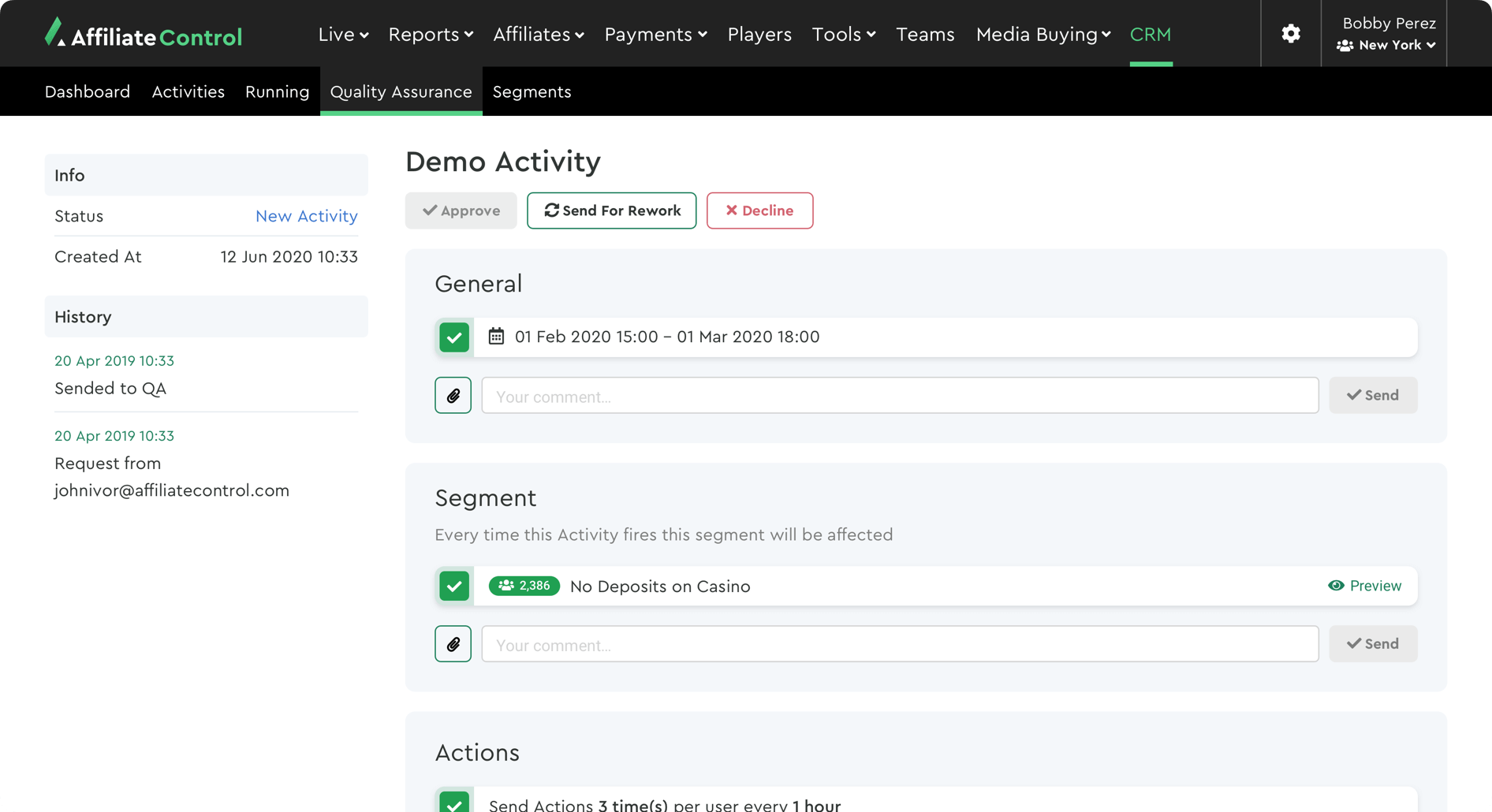 Multi-level Сontrols