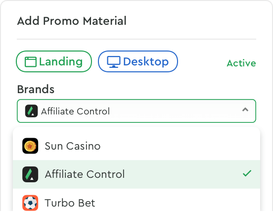Easy Promo Materials Management